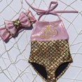 thumbnail image 3 of 2017 Kids Girls Swimmable Mermaid Bikini Set Swimsuit Swimwear Bathing Costume, 3 of 4