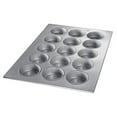 thumbnail image 2 of Chicago Metallic Glazed Aluminized Steel 15 Cup Mini-Cake Muffin Pan, 2 of 3