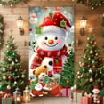 thumbnail image 6 of ToyKingdee Christmas Door Cover Decoration Xmas Large Photography Background Banner Porch Sign for Winter Indoor Outside Front Door Banner Farmhouse Party Supplies, 6 of 6