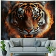 thumbnail image 4 of Patifu Tiger Tapestry Wall Hanging Unique Style Graphic Tapestries for Home Wall Decor Living Room Bedroom Dorm 40x30inch, 4 of 6