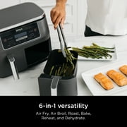 Ninja® Foodi® 6-in-1, 8-qt. 2-Basket Air Fryer with DualZone™ Technology, DZ201