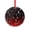style-1, variant on Xmas Ornament Merry Christmas Rooster Round Glass Christmas Ornaments Watercolor Rooster Ornaments for Teacher Coworker Boss Friend Mentors