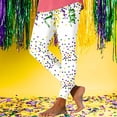 thumbnail image 4 of Lorytime Women Mardi Gras Leggings Patterns Carnival Trousers Butt Lifting Vacation Tights Pants Sports Clothes, 4 of 5