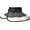 Black, variant on Women's San Diego Hat Company Roll Up Visor with Bow Closure UBV038 Black One Size (21)