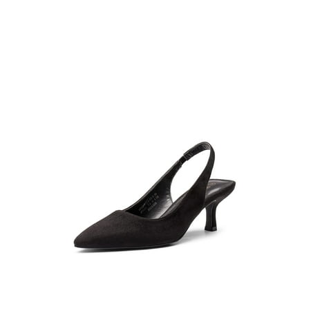

Women’s Closed Toe Kitten Heels Pointed Toe Slingback Low Heels Dress Bridal Wedding Pumps Shoes Women‘s Footwear
