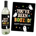 thumbnail image 6 of Big Dot of Happiness You've Been Boozed - Ghost Halloween Party Decorations for Women and Men - Wine Bottle Label Stickers - Set of 4, 6 of 8
