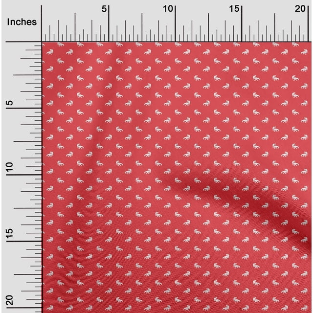 oneOone Silk Tabby Fabric Dinosaur Animal Print Fabric by Yard 42 Inch Wide