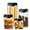 4PCS（21oz), variant on 1pc Borosilicate Glass Kitchen Storage Jars, Coffee Canisters with Airtight Lid Seal, Clear Food Storage Containers - Perfect for Coffee Beans, Tea, Sugar, Candy, Spices, Rice (900ml/31 Ounces)