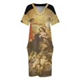 thumbnail image 3 of Vestido colgante con bolsillos para mujer, un regalo para lucir con ocasión de la Asunción de María, 3 of 6