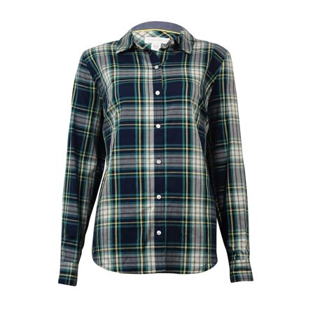 herringbone plaid shirt