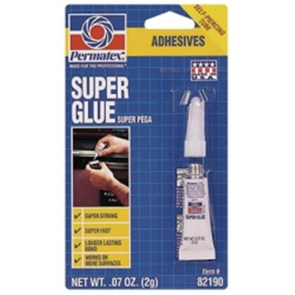 Permatex PTX82190 2g Tube Carded Super Glue
