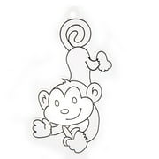 Hello Hobby Ready-to-Paint Monkey Suncatcher
