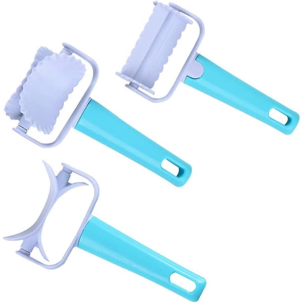 Decorating Rolling Diy Sweet Maker Mold Angel Cookies Cake Tools Kitchendining & Bar Silicone Baking Mat Sheets (3pcs, Blue And White)