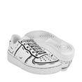 thumbnail image 1 of TENIS CASUALES DAMA STYLO 16108 SIMIPIEL BLANCO Stylo 16108, 1 of 4
