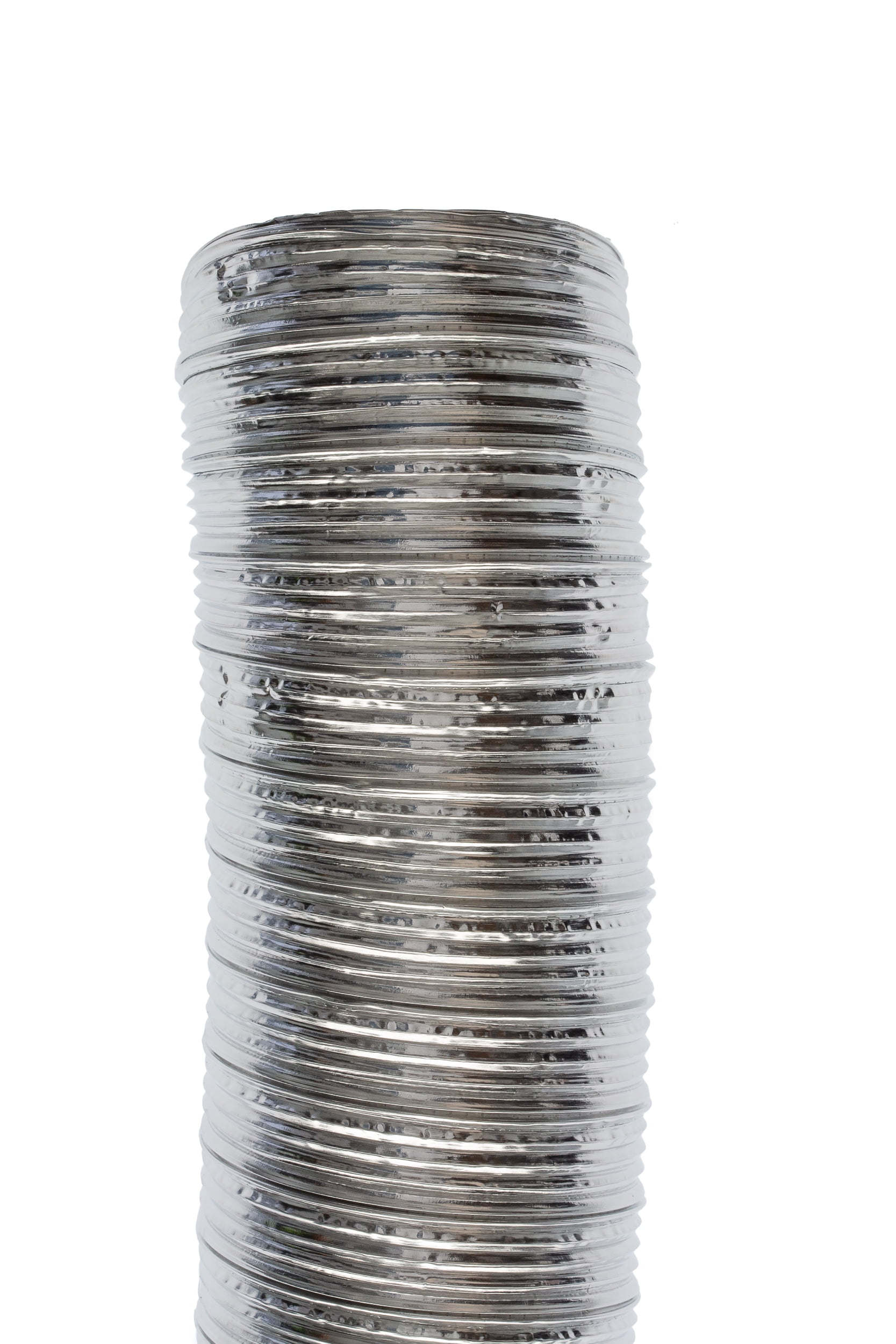GE Appliances 4" x 8' Flexible Metal Dryer Duct, WX08X10086, UL Listed