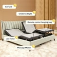 Ergonomic Twin XL Size Adjustable Bed, Zero Gravity Base for Stress