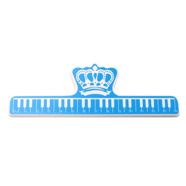 Accesorios Plásticos Duraderos Del Soporte de Música Del Clip D de La Partitura Del Cuaderno de La Música Azul Baoblaze Clip de notas musicales