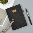 thumbnail image 1 of Home Decor Qwtwty English Imitation Leather Hard Cover One Page Per Day 2025 Calendar Planner, 1 of 6