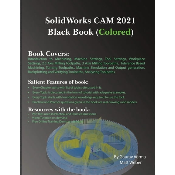 SolidWorks CAM 2021 Black Book (Colored) (Paperback)