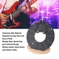 thumbnail image 3 of Circle of Fifths Wheel Metal Melody Tool, Aluminum Alloy Music Theory Learning Tool with Wood Base for Musicians, Beginners, Songwriters, Innovative Design, 3 of 7