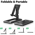 thumbnail image 3 of Soporte ajustable para teléfono de escritorio, soporte plegable antideslizante para tableta, para teléfonos inteligentes, tabletas y lectores de 4-9,7 pulgadas, 3 of 8