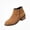 Khaki, variant on WAVSUF Women's Low Heel Ankle Boots Soft Sole Wide Width Pointed Toe Fall Suede Chunky Boots Black 6
