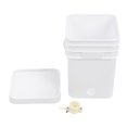 thumbnail image 2 of Honey Bucket, Secure Lid 20L HDPE Plastic Honey Container with Gate for Beekeeping, 2 of 7