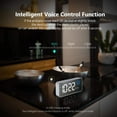 thumbnail image 4 of Réveil Numérique avec Grand Affichage de la Température LED, Horloge de Table avec 13 Musique, Connexion de Charge Usb, 4 Luminosité et Volume Réglables, Réveil, Alarme Miroir Portable avec 2 Alarmes, 4 of 7