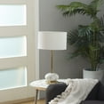 thumbnail image 2 of DecMode 22" Gold Buffet Lamp with White Fabric Shade, 2 of 12