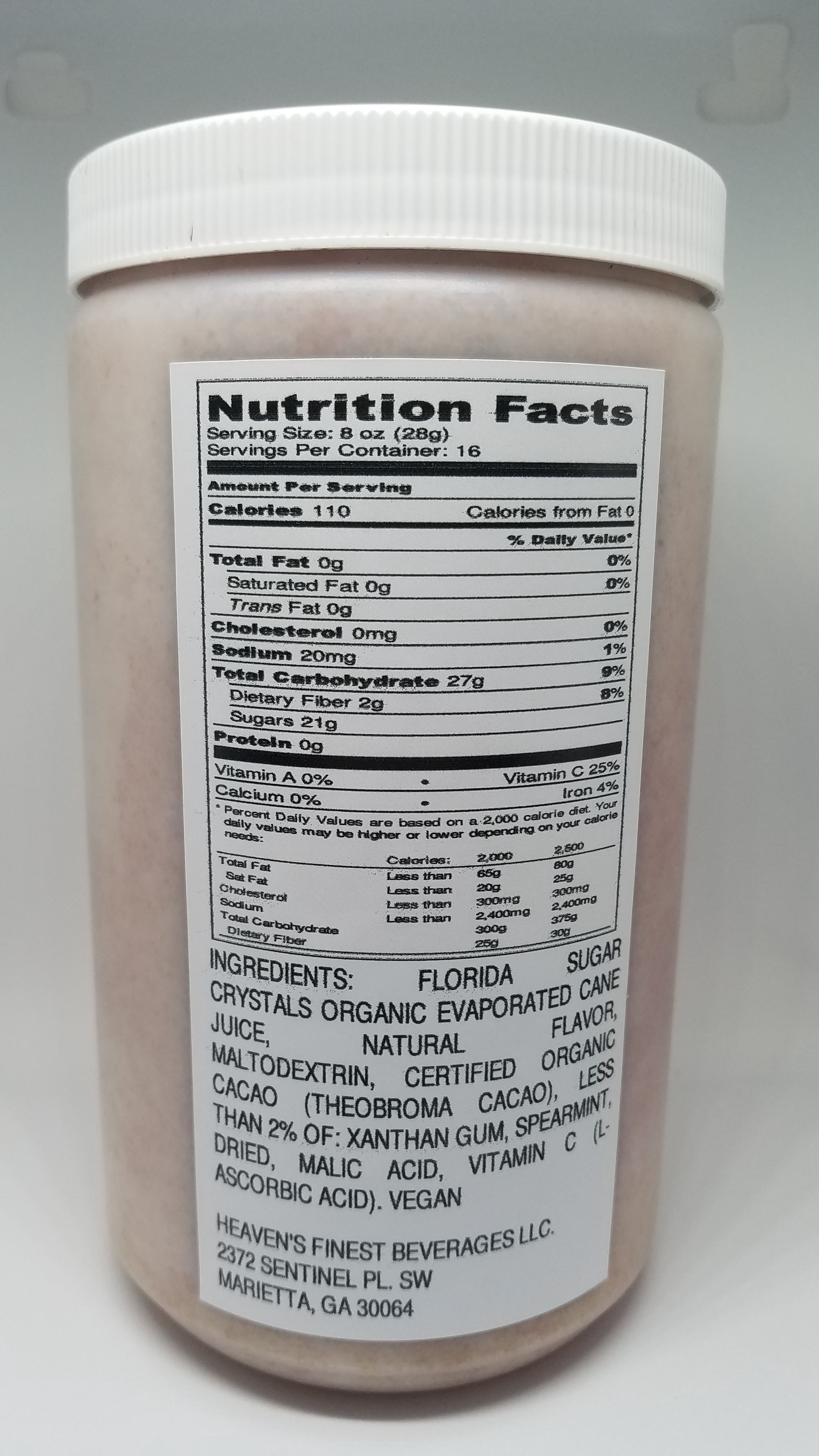 Heaven's Finest Lemonade Pink Chocolate Mint Flavor 32 oz