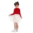 thumbnail image 3 of Girls Velvet Red Hipster Dress 2-9Years, 3 of 7