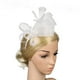 thumbnail image 4 of Diadema de Pelo Zulema Banda Elástica Sombrero de Flores, 4 of 4