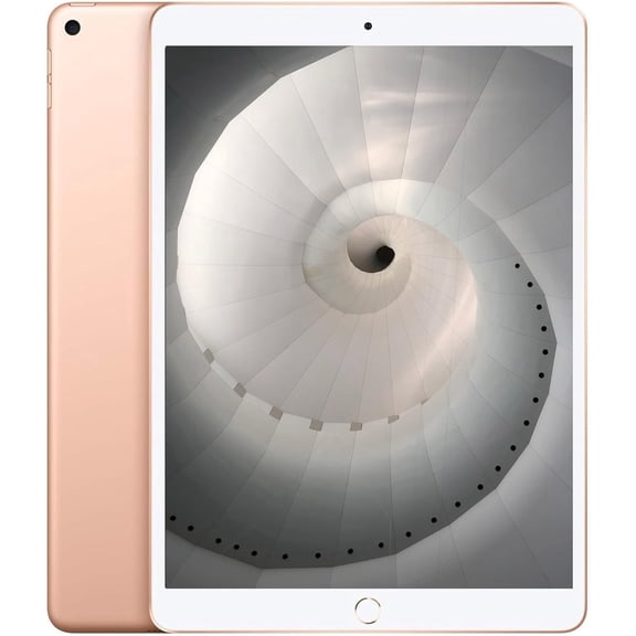 Restored 2019 Apple iPad Air 3 10.5" Display 64GB Storage WiFi + Cellular A2123 - Gold (Refurbished)