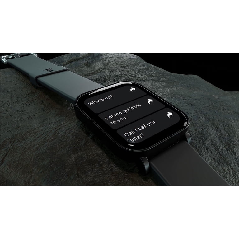 3Plus Vibe Plus 2 Smartwatch with Built-in GPS, Black photo 2