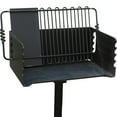 thumbnail image 4 of Pilot Rock Jumbo Park Style Steel Outdoor BBQ Charcoal Grill, Black, 4 of 7