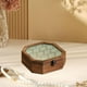 thumbnail image 4 of Joyero de madera, caja de almacenamiento, contenedor versátil de gran capacidad, caja para baratijas con tapa de vidrio para pulseras, joyas y 17 x 17 x 58 cm, 4 of 7