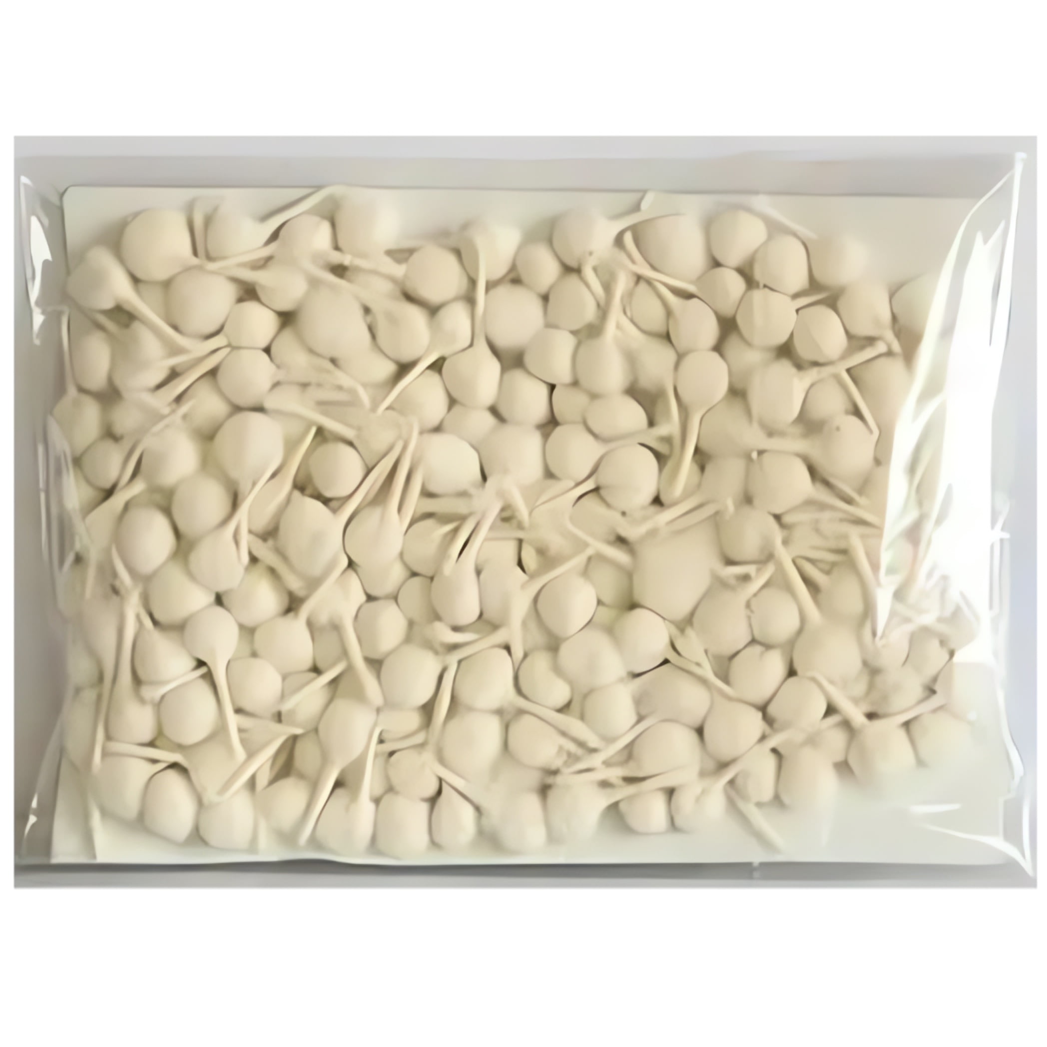 Ghee Wicks for Puja Pooja Diya - Diya Ghee Wicks, Diya Batti, 100 Pc. 30 min Burning time - Pure Ghee Wicks for Clay Diya, Oil Lamp, Diwali Diya, Brass Kuber Diya - Ready-to-use Diya Batti Hashcart®