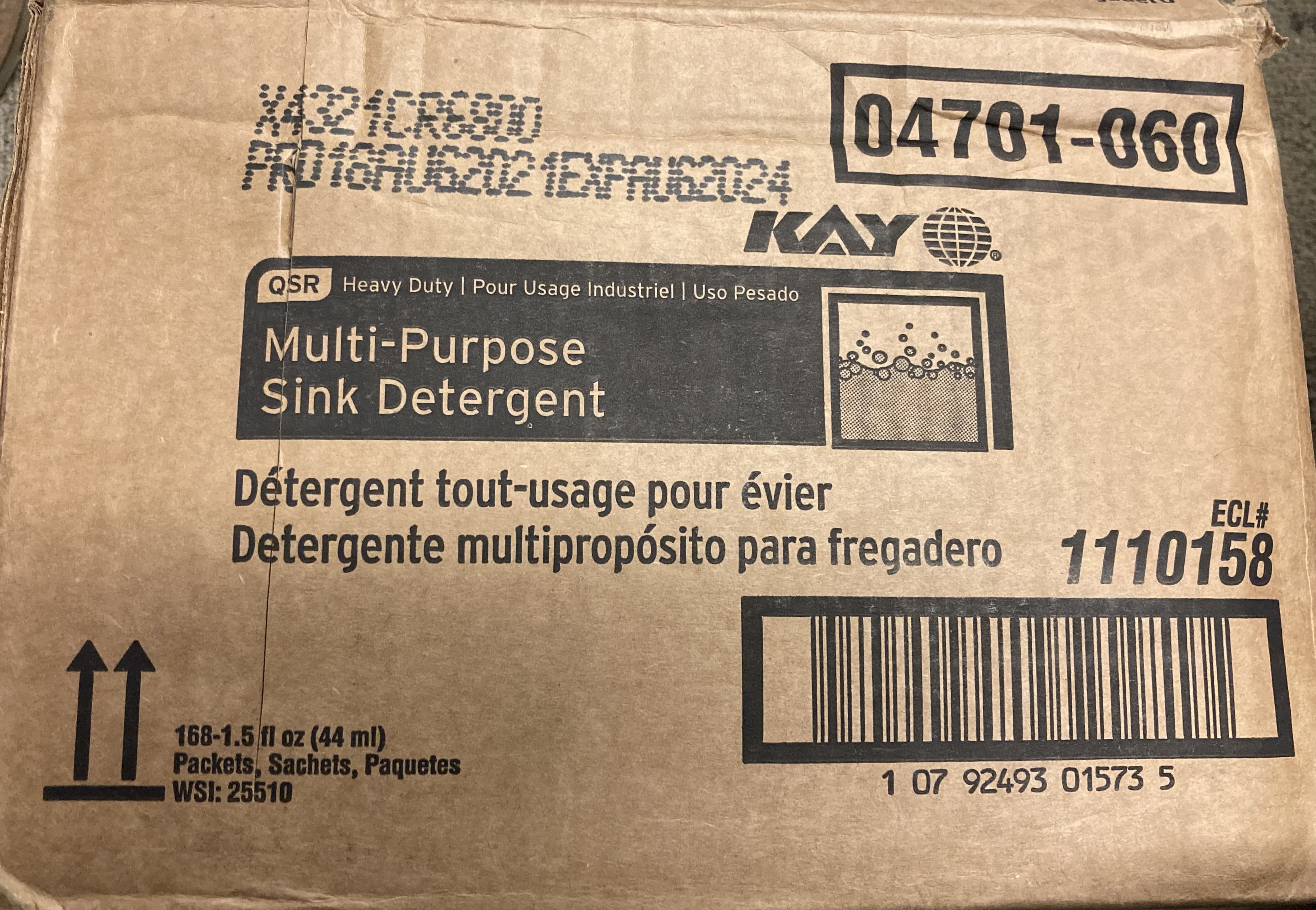 Kay Multi-Purpose Sink Detergent 168-1.5 FL OZ (44ml) - Walmart.com