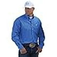 thumbnail image 2 of Cinch Men's Classic Fit Long Sleeve Button One Open Pocket Solid Shirt, Blue, 3X-Large, 2 of 3