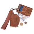 thumbnail image 7 of Wrangler Women's Western Dual Pouch Wristlet Wallet - Stylish Keychain Credit Card Holder, Brown, 7 of 7