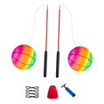 thumbnail image 1 of LOVIVER Fitness Ball Bouncing Ball Tennis Training, Hand Throwing Ball Exercise Ball for red, 1 of 8