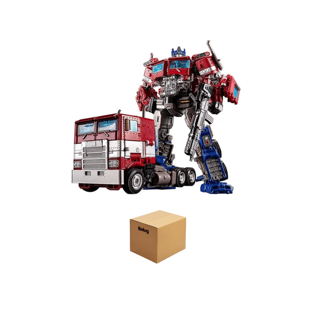 Figura De Acción Carros Optimus Prime Belug Azul Rojo