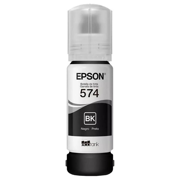 Botella Tinta Epson T574 L8050 L18050 Negro 70ml