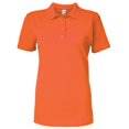 thumbnail image 2 of Gildan Softstyle Womens Short Sleeve Double Pique Polo Shirt, 2 of 3