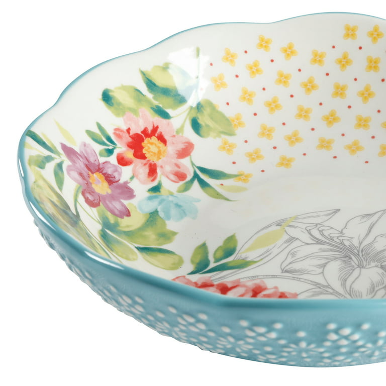  The Pioneer Woman Dipping Bowls 4 Pack 3.1 inch (Blooming  Bouquet)