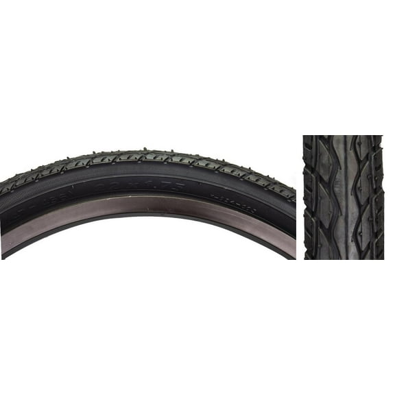 Sunlite Urban 22 x 1.75 Wire 50 Bk/Blk Tire Clincher Reflective No. ISO 457