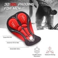 thumbnail image 3 of Pantalones cortos de ciclismo para hombre, ropa interior de ciclismo con Gel acolchado 3d, ropa interior transpirable para ciclismo, pantalones cortos para bicicleta, 3 of 4