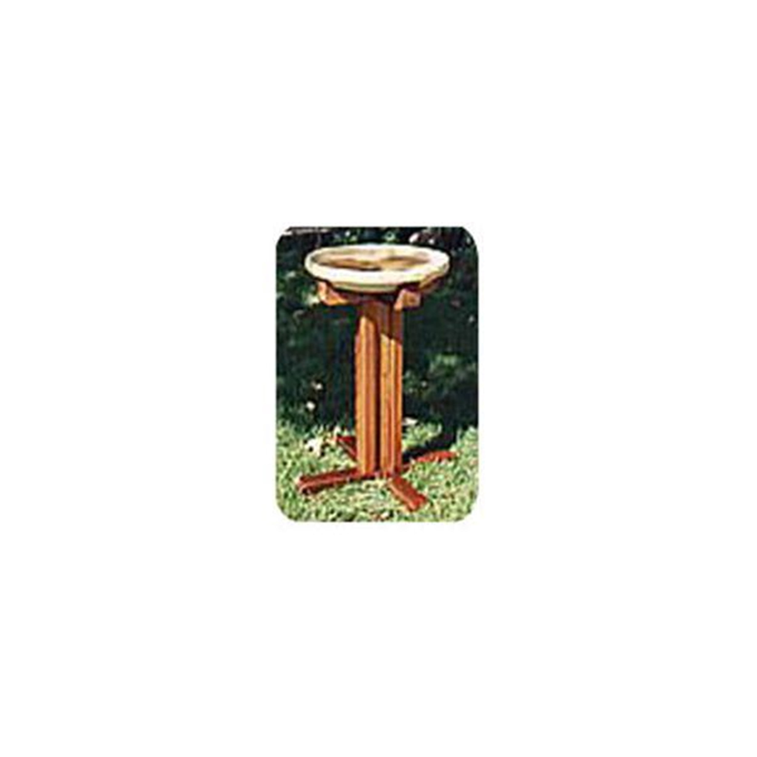 Woodworking Project Paper Plan to Build Birdbath by