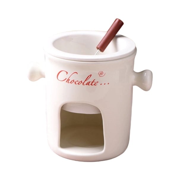 Heat Resistant Ceramic Fondue Cup For Chocolate Cheese Melting Perfect For Family Gatherings Dishwasher Safe Mug