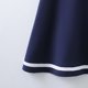 thumbnail image 5 of Vestido de manga corta con cuello vuelto para niña, vestido de princesa de manga corta de verano para niña, vestido de falda a la moda para niña, vestido de línea A, vestido de manga corta con solapa, 5 of 6